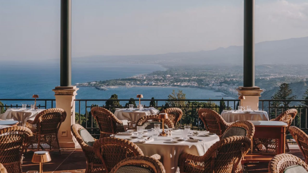 Terraza del Grand Hotel Timeo