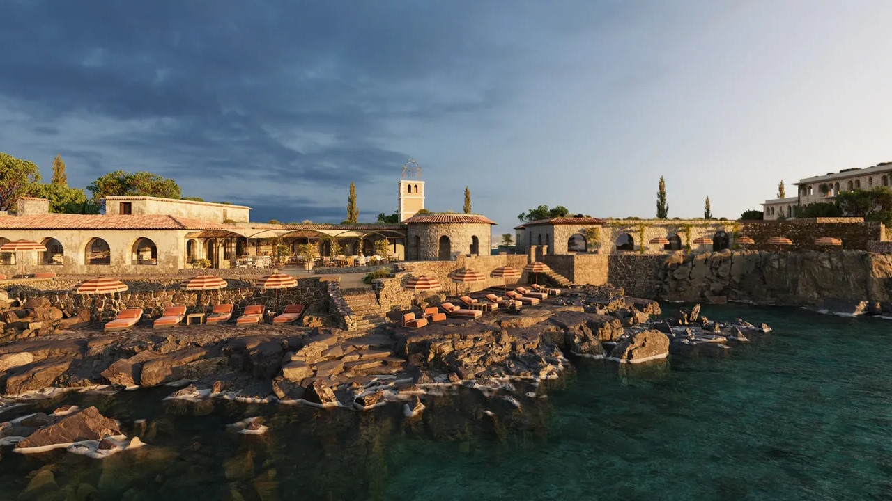 Costa cercana a Zannier Île de Bendor