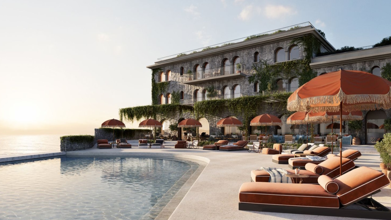 Piscina del hotel Zannier Île de Bendor