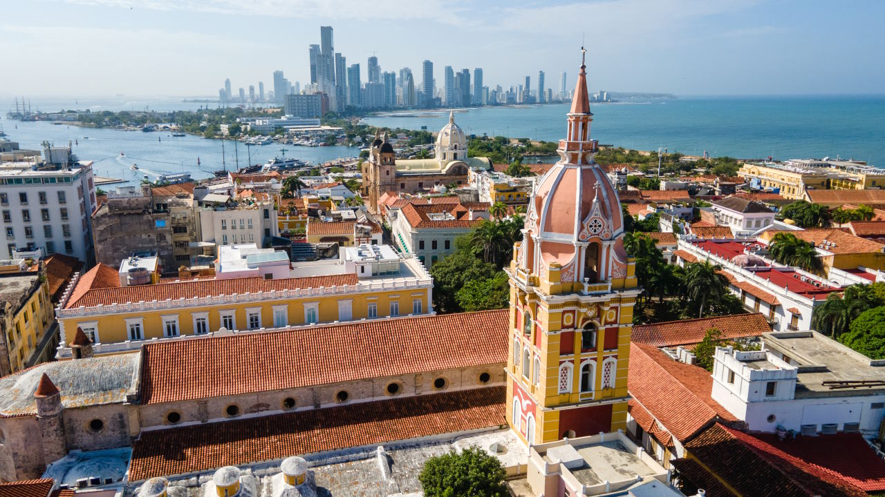 Vista panorámica de Cartagena de Indias